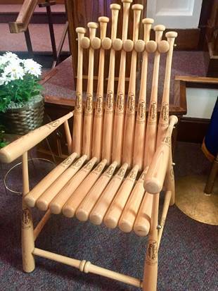 Reusse On Twitter Here Is Kermit Kiecker S Baseball Bat Chair