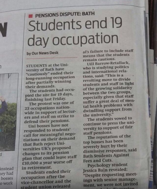 Thanks to <a href="/M_Star_Online/">Morning Star</a> for covering our occupation! #NoCapitualtion #ucustrike