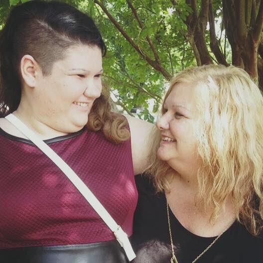 Writer Reveal.

( writer on left, my mom on right.)