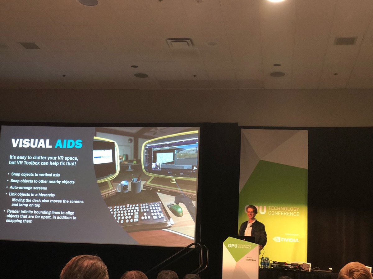 VRToolbox's tweet photo. We're excited to be presenting or success with #VRToolbox at @nvidia #GTC18 as a VR Innovator! https://t.co/vU6DoFWvri
