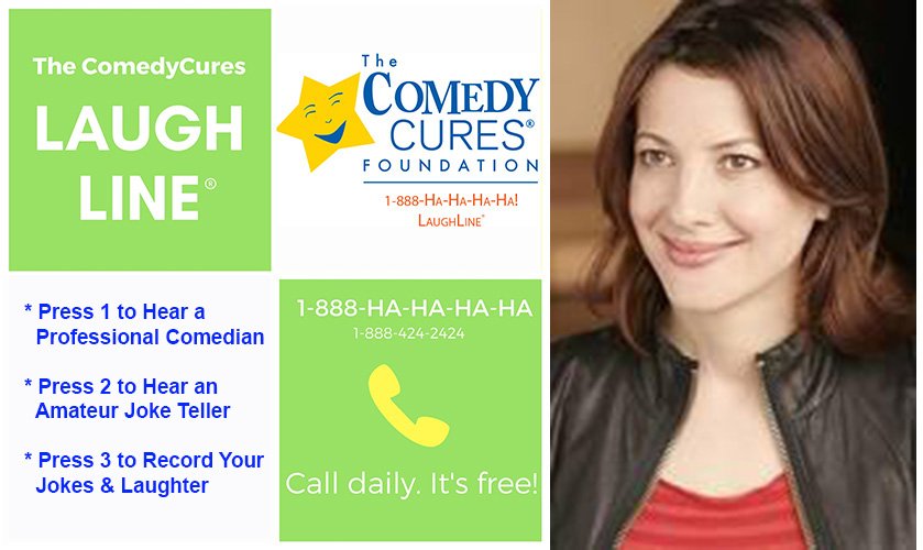 Need A #Laugh Right Now? Check out our @ComedyCures fav @bonniemcfarlane Call our #free #comedycures #LaughLine daily 1-888-HA-HA-HA-HA