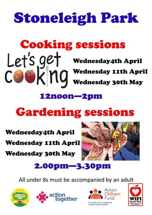 School holiday activities @stoneleighpark with @furryG1G1. Weds 4th &amp; 11th Apr noon-3.30pm. All free. <a href="/oldhamnetwork/">Oldham Partnership</a>