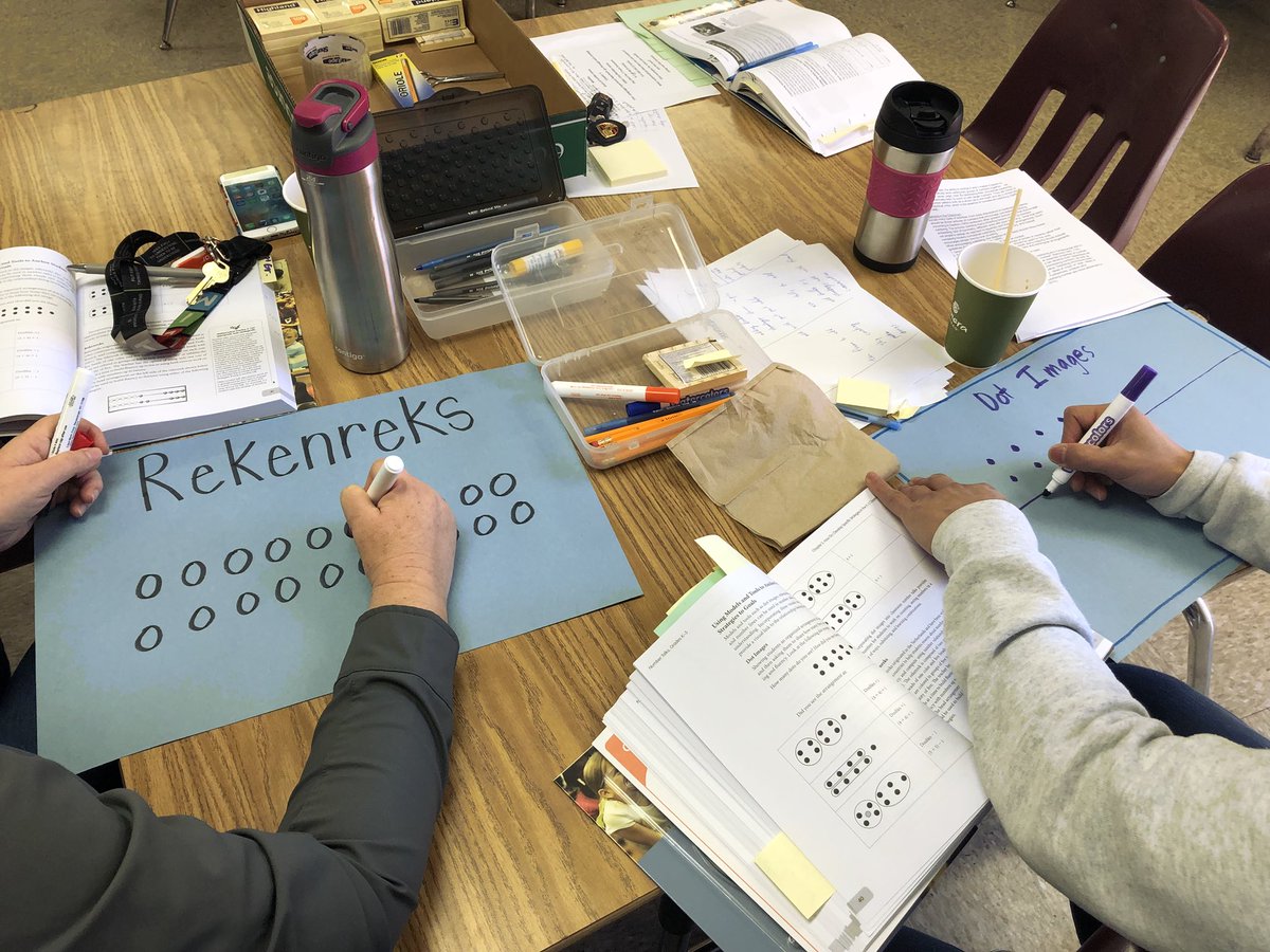 The dedicated staff of 109th Street ES studying Number Talks over Spring Break! #ldsouth #dedicated @LDSuperSouth @richardvladovic <a href="/numbertalks/">Sherry Parrish</a>
