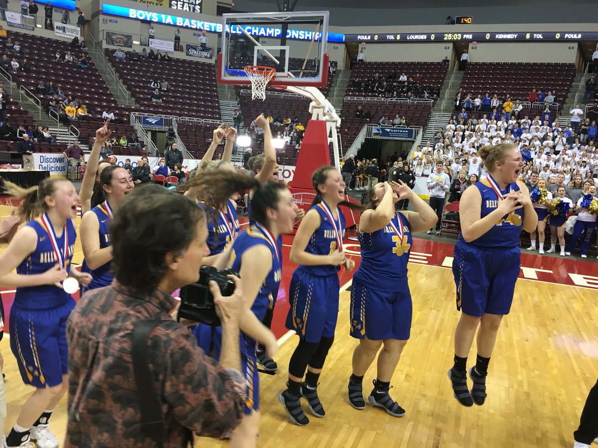 RyanDStanko's tweet photo. @BAladybluebball captures first state title in school history 45-42 over West Catholic in the 2A title game @alli_campbell21 goes for a game high 34 pts https://t.co/zxz7oVYCgU