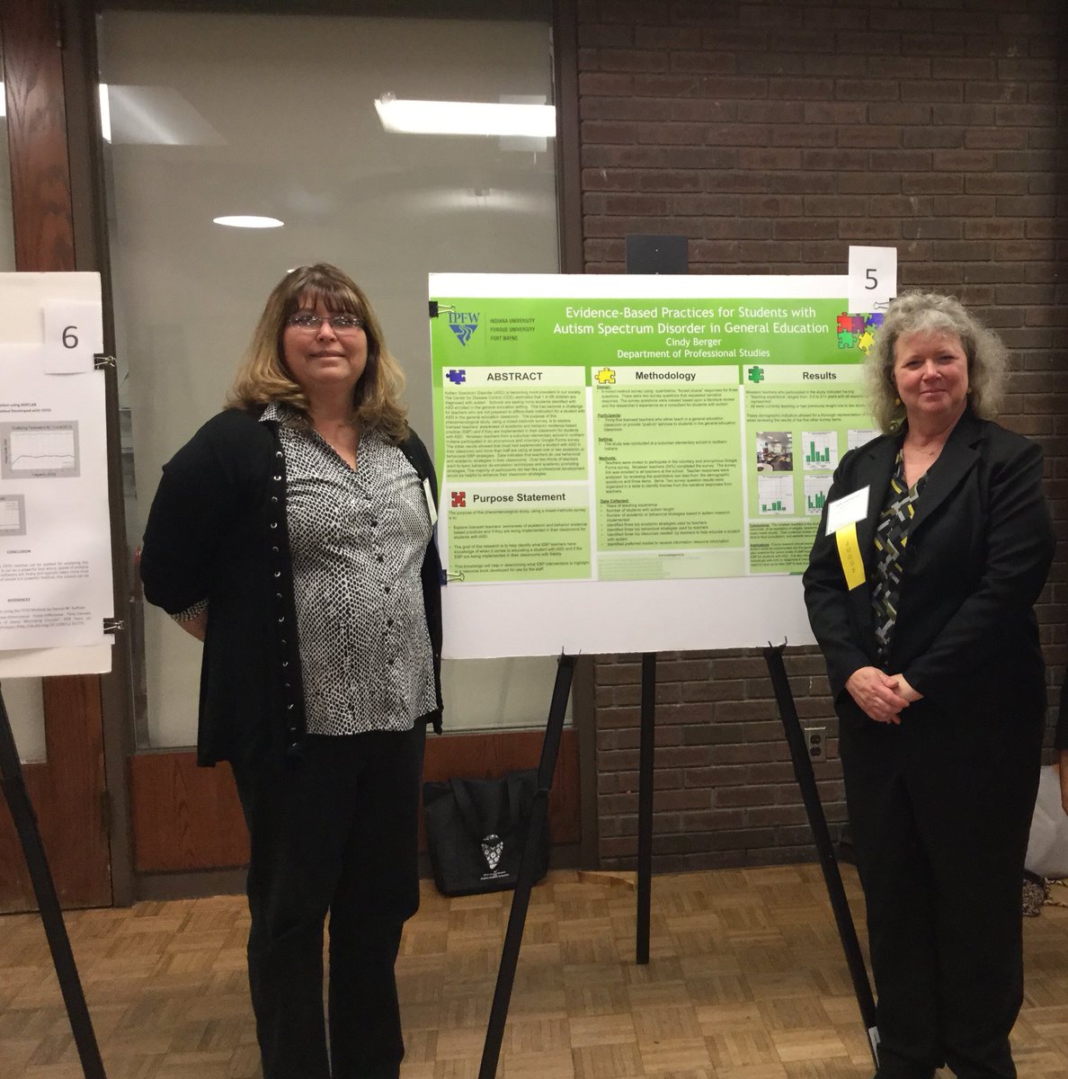 PFWSchoolOfEd's tweet photo. So PROUD of our Graduate Student in Special Education, Cindy Berger. 
She won 3rd place for her graduate submissions at the IPFW Research Symposium on March 23rd! @IPFW4teachers @IPFWnews #ipfw #ipfwspecialeducation #ipfwcepp https://t.co/GJVX6XCKL7