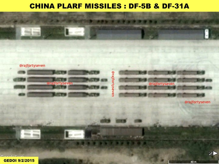 rajfortyseven's tweet photo. #China #PLARF most missiles ided.
#DF5B, #DF31A, #DF26, #DF10A, #DF21D, #DF16 & #DF15B.
Feast your eyes! https://t.co/mIJg5at5TO