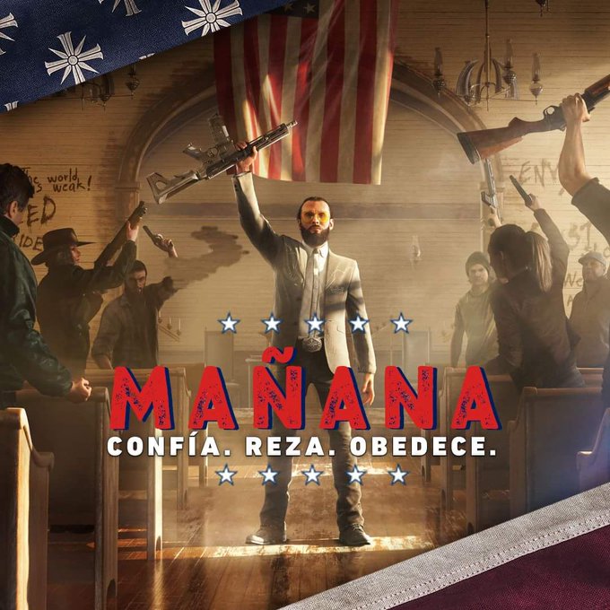 Ma&ntilde;ana desaparezco en combate #FarCry5 #noestoy #nomolestar #PS4 https://t.co/9h1tGfmoL6<a href="/tag/farcry5"class="tags">#FarCry5</a><a href="/tag/noestoy"class="tags">#noestoy</a><a href="/tag/ps4"class="tags"><span>#ps4</span></a><a href="/tag/nomolestar"class="tags"><span>#nomolestar</span></a>