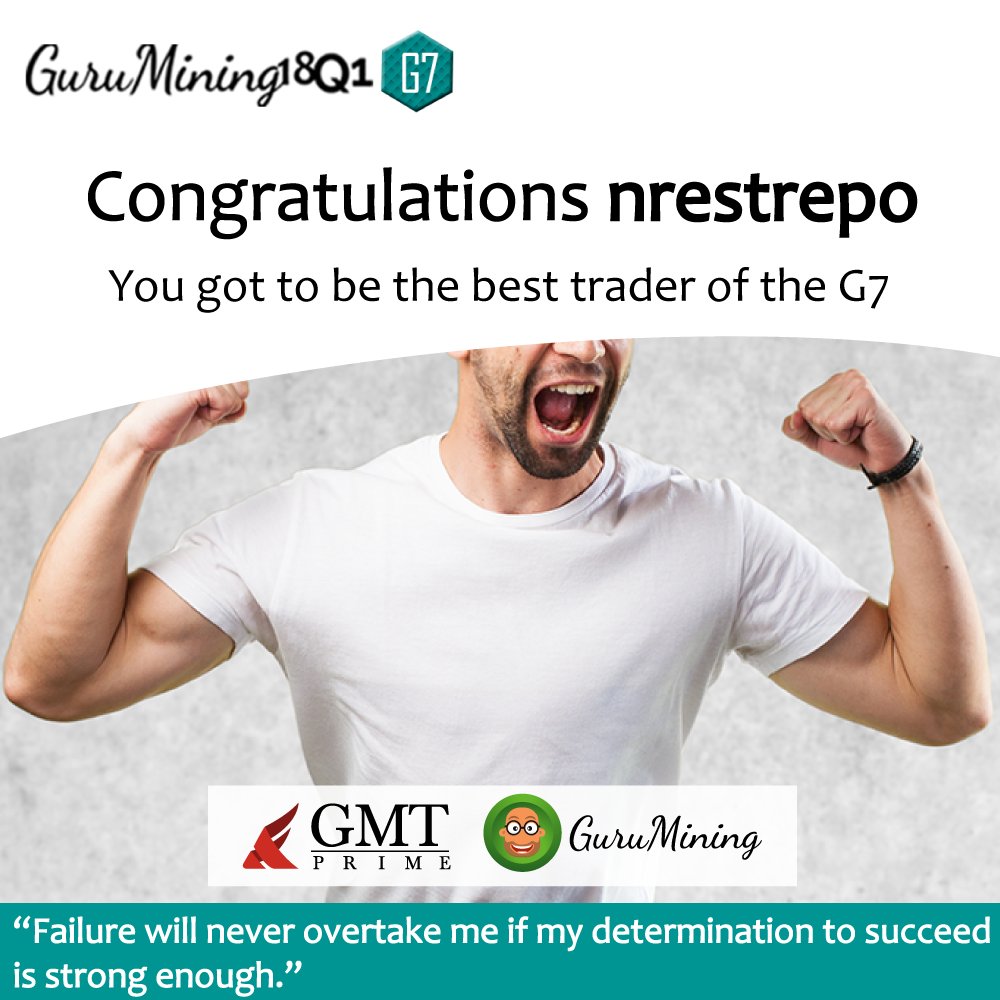 fxgurumining's tweet photo. We have a winner in the G7! Congratulations, excellent performance. Keep participating with us in the next GuruMining competitions.

#FXGurumining https://t.co/VzqgADB9ft