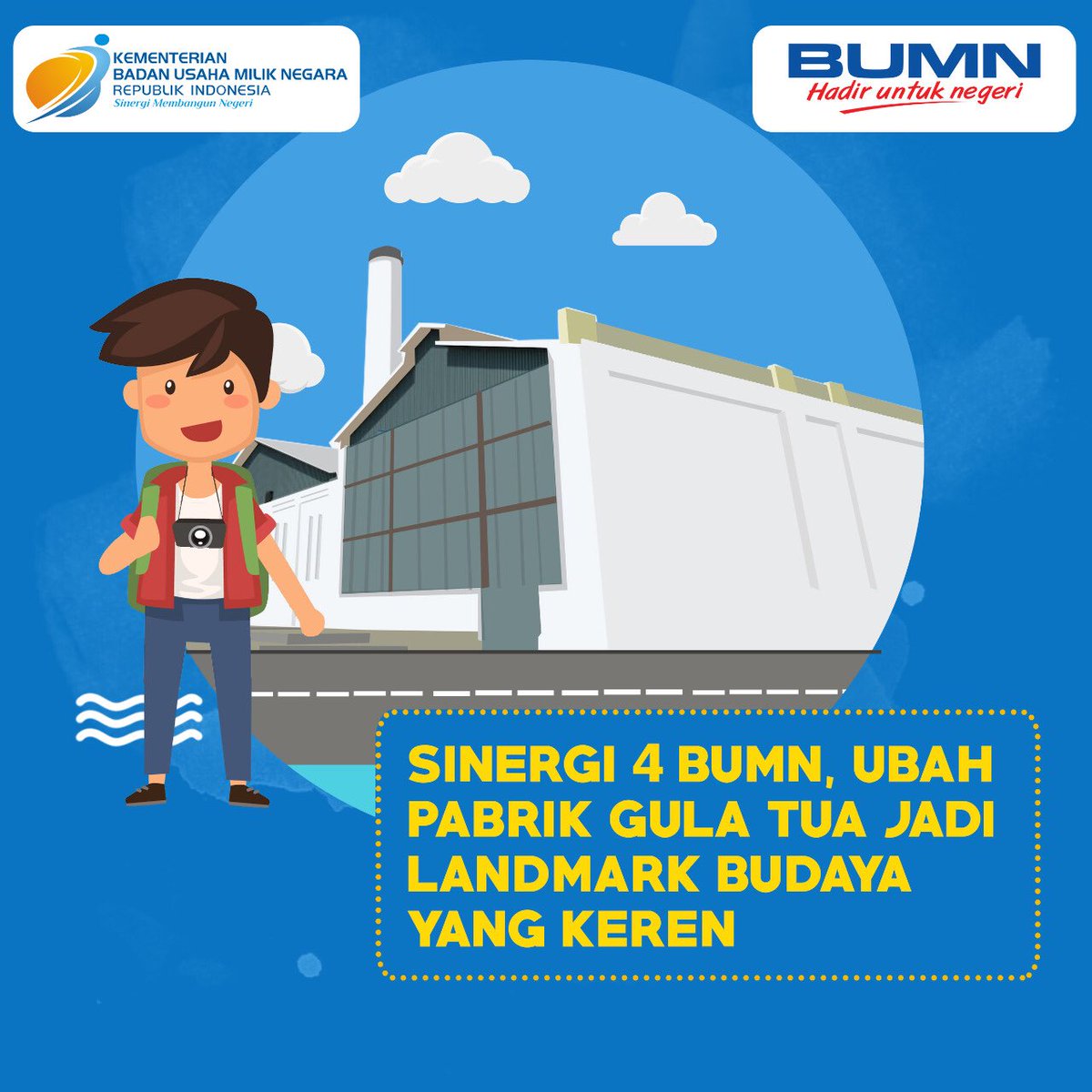 PTPP_ID's tweet photo. Halo, Sahabat PP!
Kenali Lebih Dekat, De Tjolomadoe!π
Sinergi 4 BUMN, ubah Pabrik Gula Tua menjadi Landmark Budaya Keren πππ
#detjolomadoe
#bumnhadiruntuknegeri
#sinergibumn
#growthforasean
#aseanclasscompany
#PTPP https://t.co/Y6YeKxS3UC