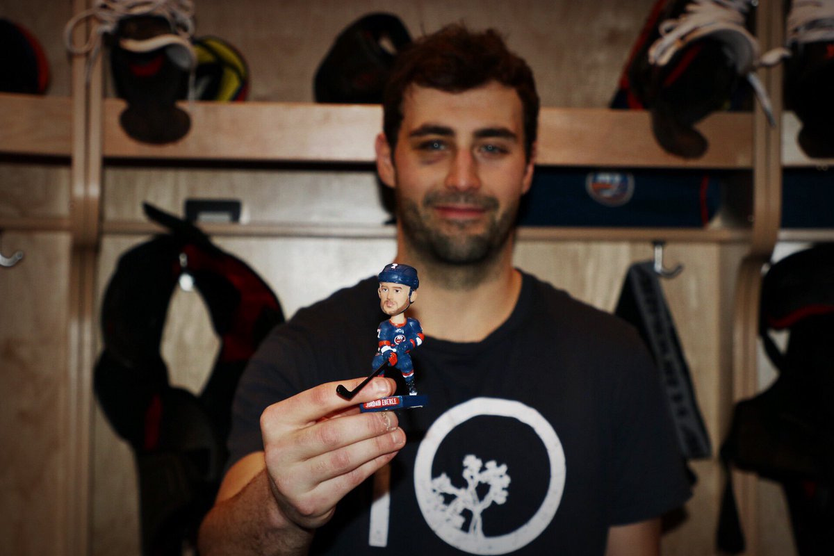 CoyotePromos's tweet photo. Were you one of the lucky 6,000 fans at the @NYIslanders vs. @NHLBlackhawks game who took home this @jeberle_7 bobblehead on Saturday? https://t.co/5S9CSVT1UZ
