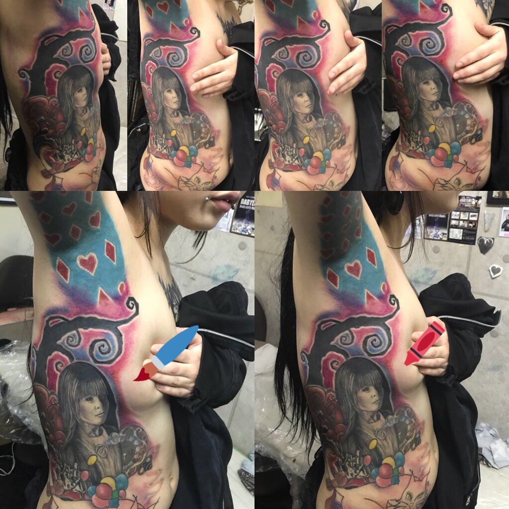 Genome Tattoo 9 15 Twitterren 完成 不思議の国のアリス アリス Alice Tattoo 風船 トランプ 時計 うさぎ ウサギ ネコ 猫 ポット 皿 リボン タトゥー Ink Inked Genome Rt願います T Co Tb5mrasuwa Twitter