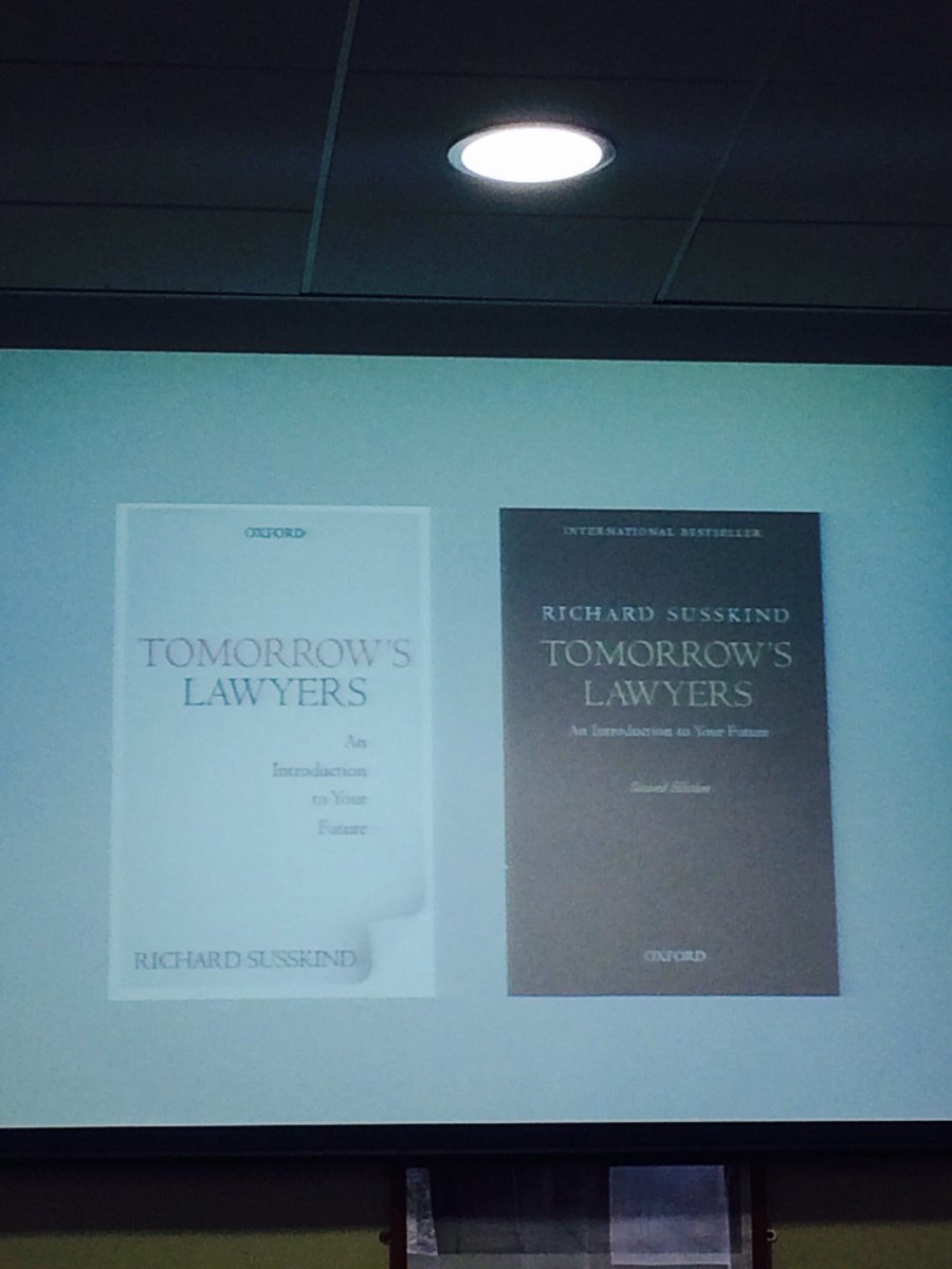 mynameishumble's tweet image. What are we teaching tomorrow’s lawyers? asks Richard Susskind - AI and the future #alt2018 @alt_law @KeeleAlt