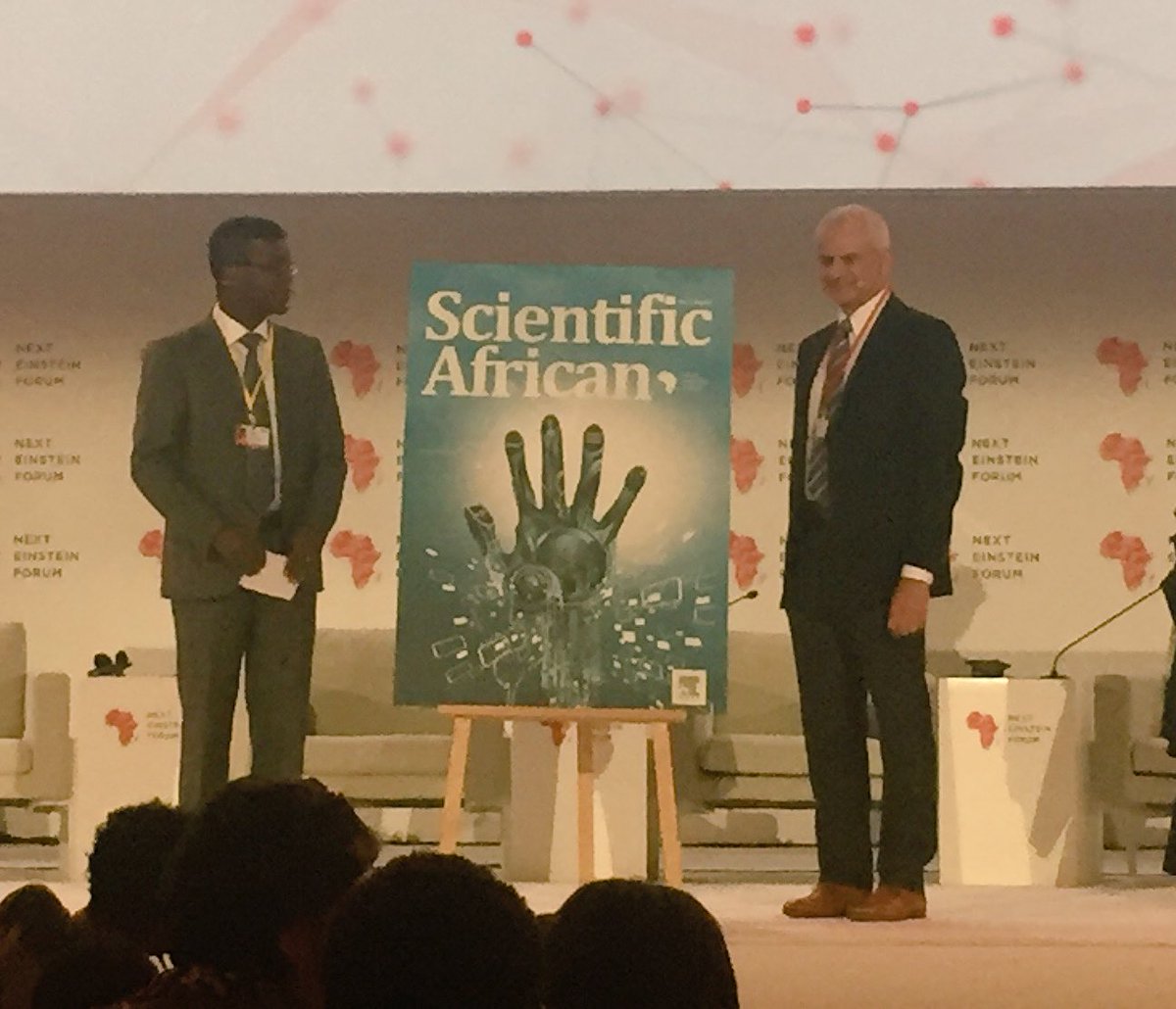 aspolymath's tweet image. Unveiling the brand new Scientific African journal #NEF2018 @ElsevierConnect