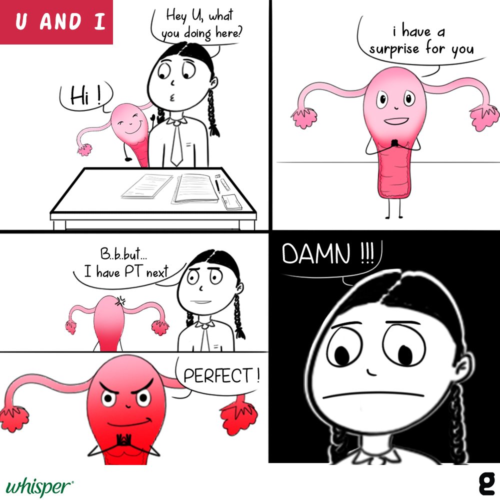 Girliyapa's tweet image. The horror and surprise when you get your first period!
*
#IAmUnstoppable #FirstPeriodKit