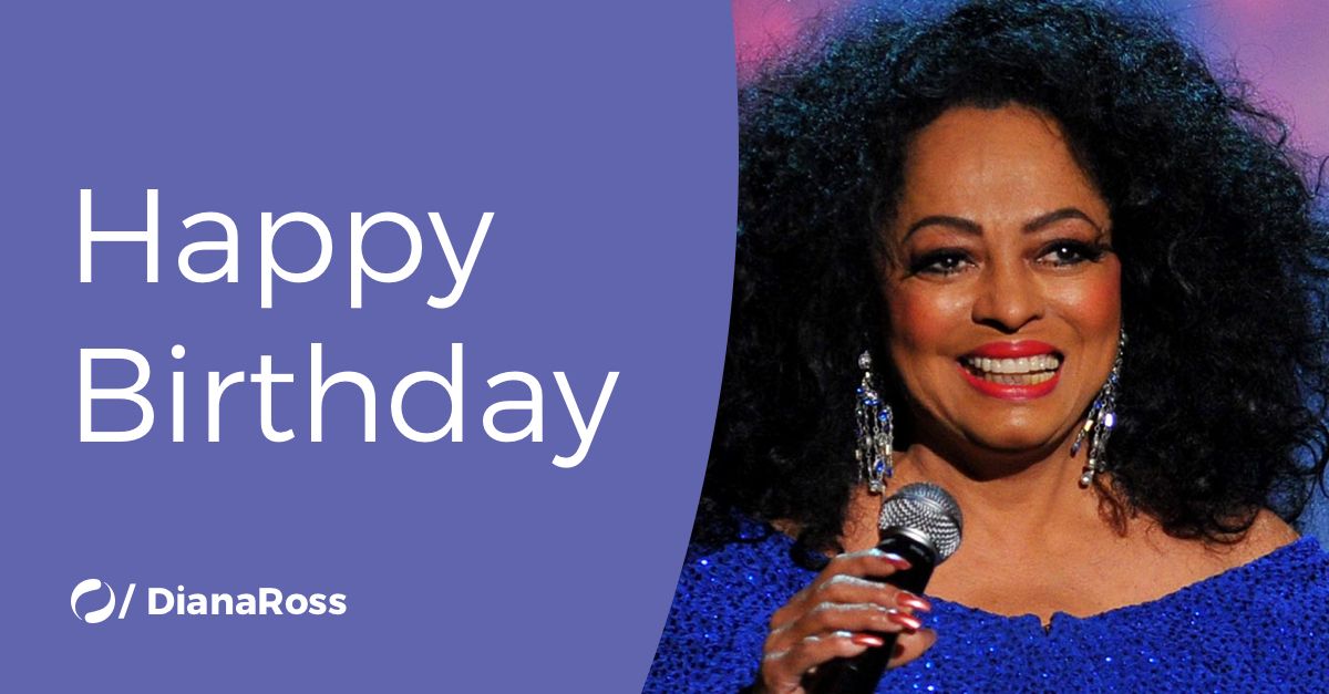 Today is Diana Ross\ birthday! Join us in wishing her a very Happy Birthday!  