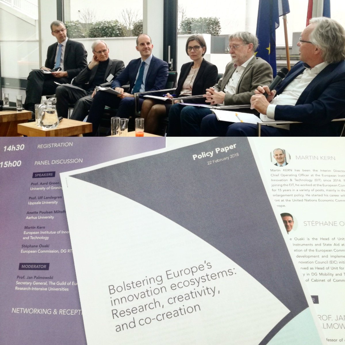 EITeu's tweet image. Martin Kern @guildeu #policylab discussing our contribution to #EUinnovation.
@EITeu’s unique model accelerates the transition from student to entrepreneur, idea to market and from lab to market.  #EITcommunity #innovation #entrepreneurship