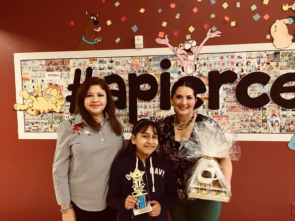 NjohnsonPierce's tweet photo. Couldnโt be prouder of this outstanding young lady! Congratulations Mia Cuevas for placing 4th Place in the Regional Spelling Bee! #GoMiaGo #APierceStrong #WeMakeItHappen https://t.co/IpzU7RZL9g