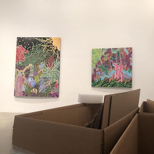 AUMuseum_Katzen's tweet photo. It’s Installation season! #aumuseum #5WomenArtists #KatzenArtsCenter #AmericanUniversity #artdc https://t.co/qxBnJTVtwf https://t.co/cW4Hma7jPS