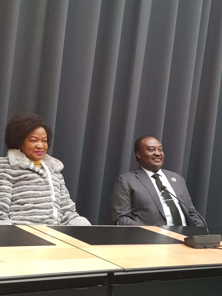 Speaker <a href="/MbeteBaleka/">Baleka Mbete</a> currently meeting her Angolan counterpart Mr Fernando da Piedade Dias dos Santos, on the sidelines of the 138th Inter-Parliamentary Union currently underway in Geneva #IPU138