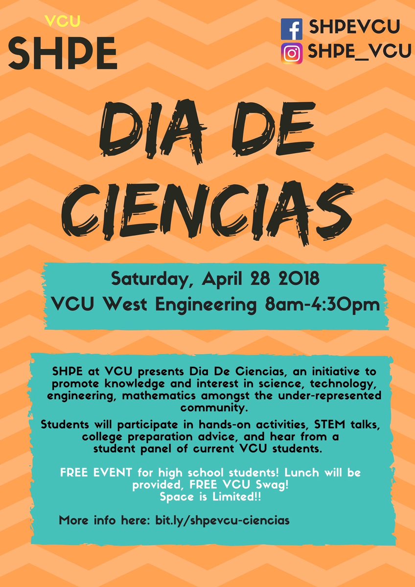 SHPE_VCU's tweet photo. Upcoming events this week ! Come out https://t.co/BtlRjmrd4J