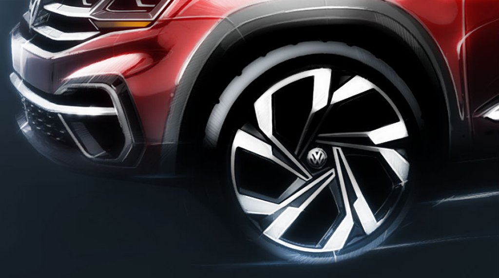 VWnews's tweet photo. Five seats never looked so flashy. Get a look at the real deal tomorrow as we reveal the five-passenger #VWAtlas at #NYIAS https://t.co/de0m9bwRV6