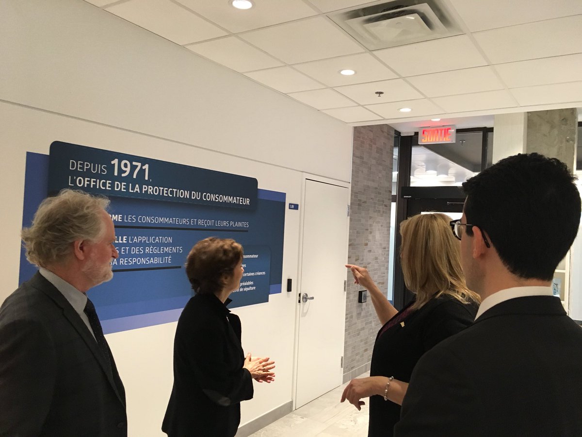 LiseTheriaultt's tweet photo. Tweet:
Quel bel accueil m'a été réservé à l'@OPC_Quebec ! Heureuse d'avoir pu visiter le siège social de @MTL_Ville. #assnat #polqc #protectionconsommateurs https://t.co/VXKD5vdi9d