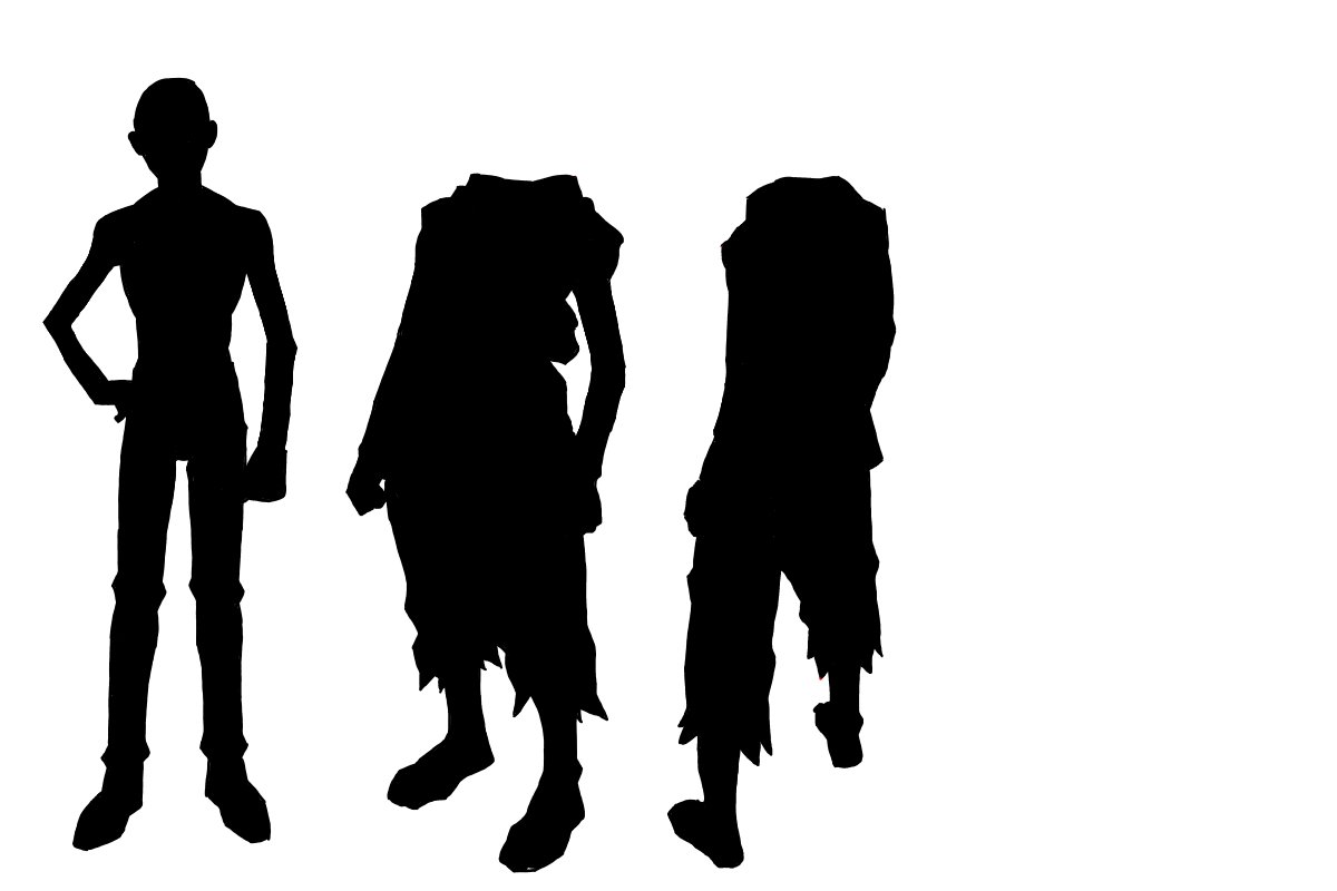 お絵描きホーホー論 透視図法オタク あえて凹凸のないフラットなシルエットに削って 元のシルエット を重ねた時に膨らむ部分がこの作者の素体の素材 丸太人形なら箱で描く空間パースとの親和性が高いからパースに乗ったポーズが描ける パースに乗った