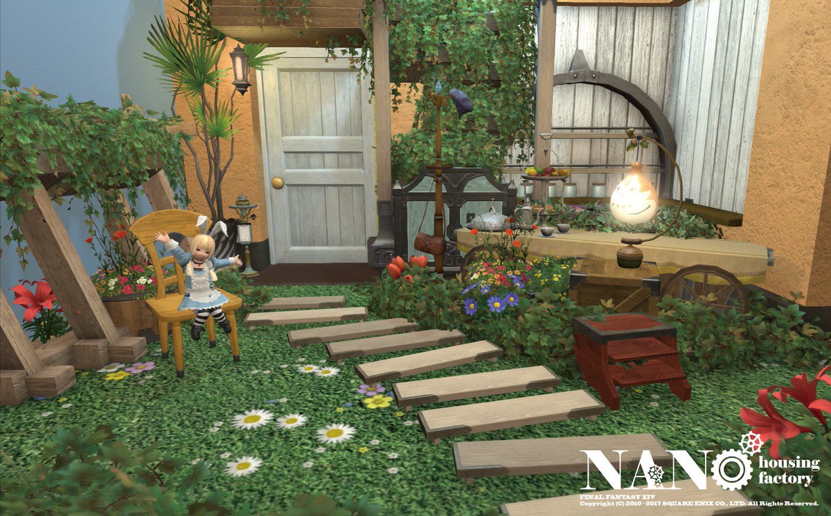 なの Ff14 Ff14ハウジング Nanohousingfactory おとぎ話のお庭 メルヘンなお部屋に とご依頼を受け メルヘンをググりました ﾟ ﾟ いまだによくわかってｎ 依頼主様に気に入って頂けたのでよかった T Co Gl86gydcnk Twitter