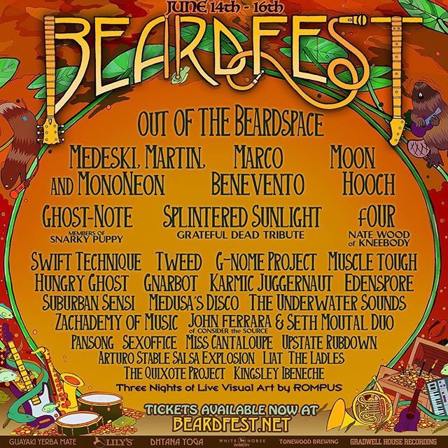 We’ll see you at @beardfestnj on June! @outofthebeardspace @johnmedeski @illybeats @mononeon @moonhooch @marcobenevento22 @ghost_note_official @natewoodmusic @g_nomeproject @swifttechnique @muscletoughband ift.tt/2IUbMb4