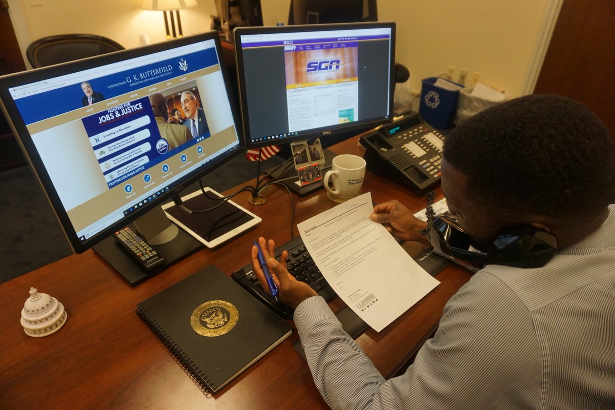 GKButterfield's tweet photo. As your representative in Congress, I am here to serve you- and so is my staff. This week, I'm highlighting some of the work #TeamButterfield does on a daily basis to improve the lives of the residents of #NC01: https://t.co/IUvAVn8OAb https://t.co/os93OfetRZ