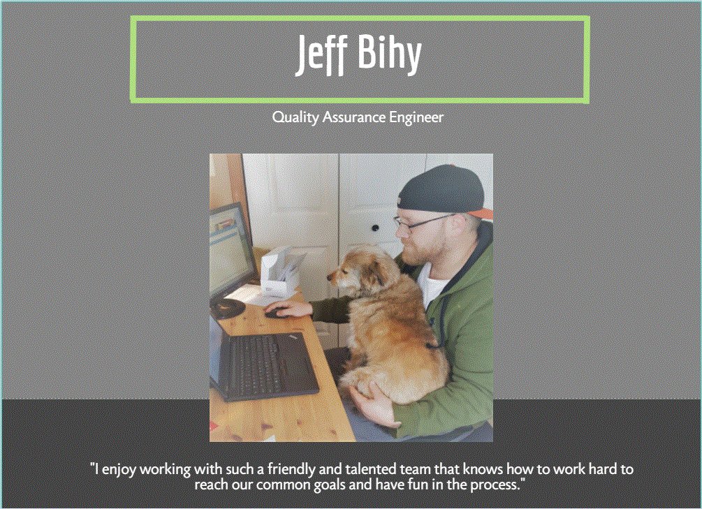 AdvMetrics's tweet image. Meet our Quality Assurance Engineer, Jeff Bihy &amp;amp; his adorable dog Benji! Jeff is based out of headquarters at the University of Maryland&apos;s Biopark. 
#makingdatahuman #behindthecomputer #devteam #petsofAMS