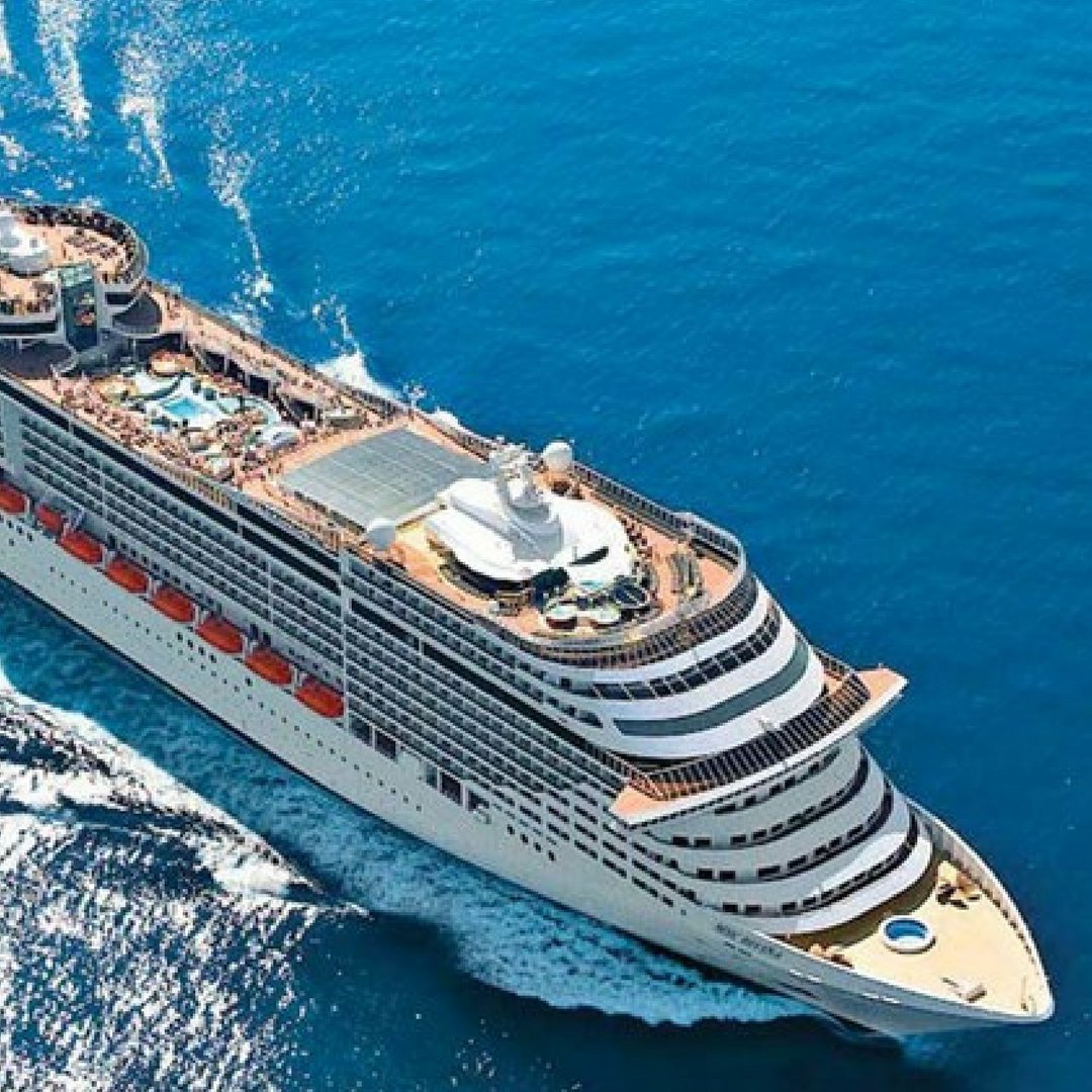 Akdeniz'in mavi sularında ilerlerken, yüzünüzde ılık rüzgarları, teninizde tuzu hissedeceksiniz. 😍 İtalyan Gemisi 5* MSC Divina ile Nisan &amp; Mayıs &amp; Haziran &amp; Temmuz &amp; Ağustos &amp; Eylül &amp; Ekim boyunca...7 gece 8 gün 1049€'dan başlayan fiyatlarla.  s.vip.com.tr/86e0