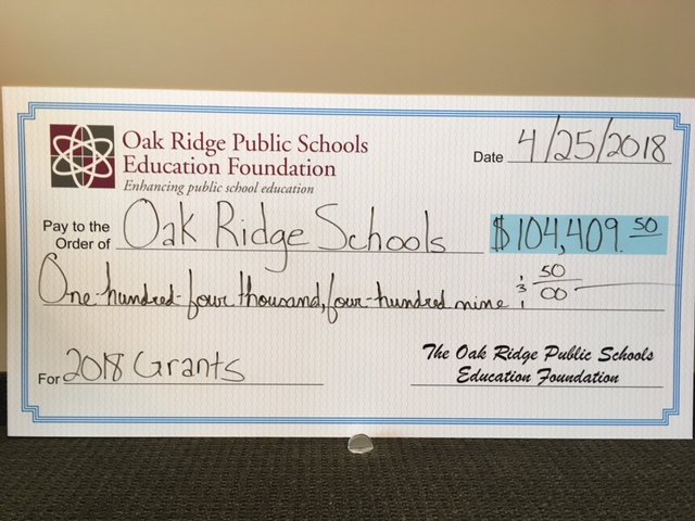 This year we received 48 excellent proposals for $285K in grant requests. Thanks to our generous donors, we will be awarding $104,409.50 to 23 teachers 4/25 at 4:00 in the ORHS cafeteria. Please make plans to attend and join us in congratulating the 2018 Grant Award Recipients.