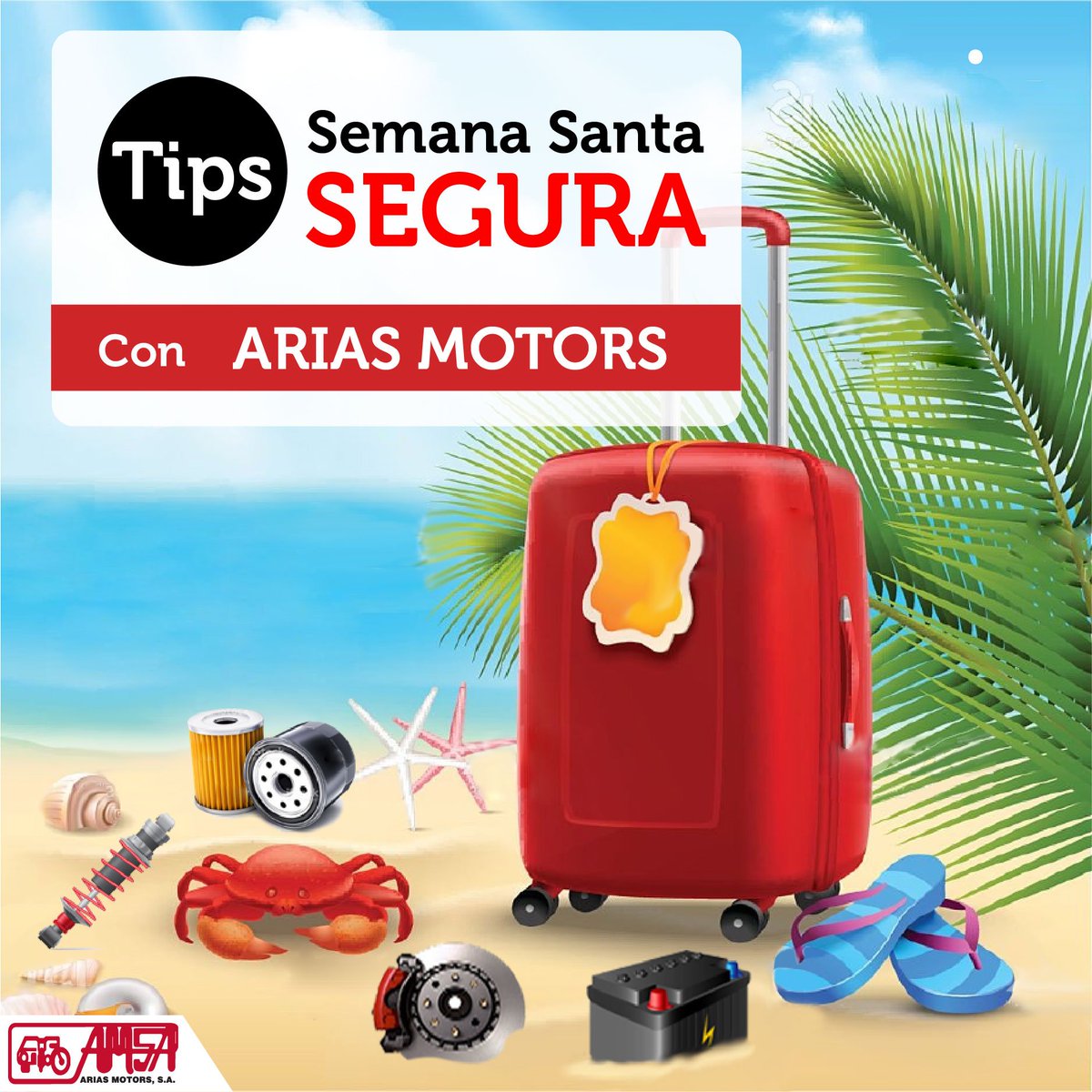 Llegó Semana Santa 2018!  y para que no tengas contratiempos, durante está semana traemos para tí consejos prácticos de seguridad vial y de mantenimiento para tu vehículos. Ariasmotors contigo en Semana Santa. <a href="/ariasmotors/">Arias Motors, S.A.</a> #somosariasmotors #seguridadvial #sm2018 #semanasanta2018