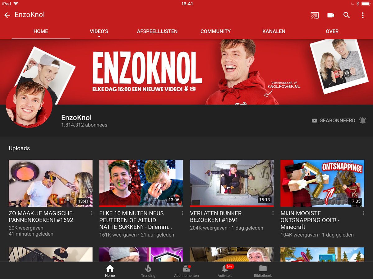 Youtube Nieuws On Twitter De Grote Vraag Wat Gaat Enzoknol