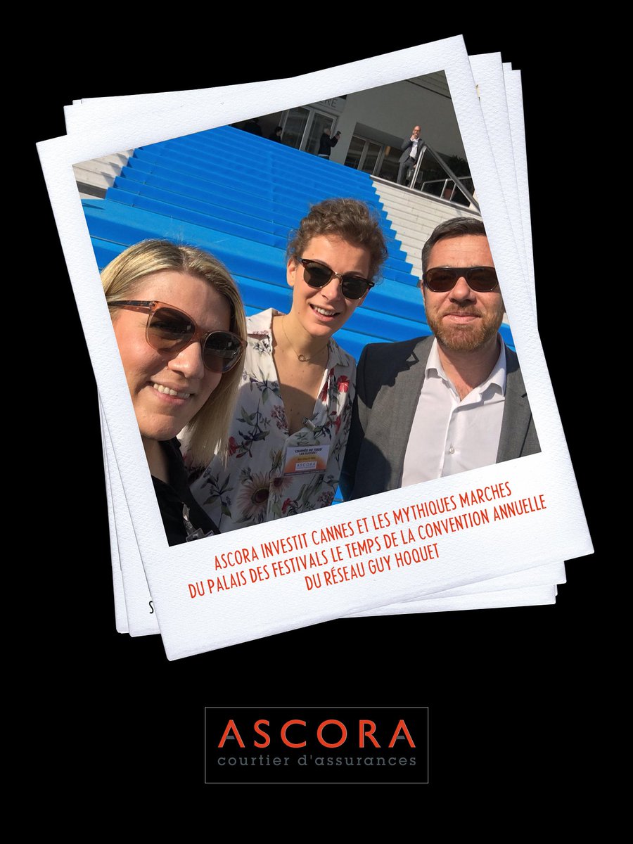 ascora_'s tweet photo. Ascora investit Cannes, le Palais des Festivals et ses mythiques marches le temps de la convention annuelle du réseau Guy Hoquet. Près de 1 500 collaborateurs poseront leurs valises sur la Croisette pour un séjour placé sous le signe de la convivialité ! #ascora #guyhoquet https://t.co/ZutBwV5E0U