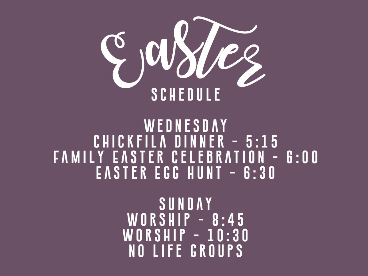 GraceCrossingMS's tweet image. Holy Week at Grace Crossing