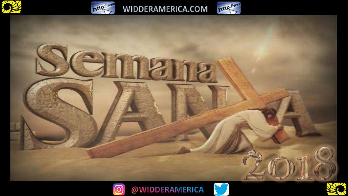 Alexanderwidder's tweet image. #Feliziniciodesemanasanta, una semana donde conmemoramos la pasión muerte y resurrección de Jesús de Nazaret Nuestro Salvador  #felizlunes #widderamerica