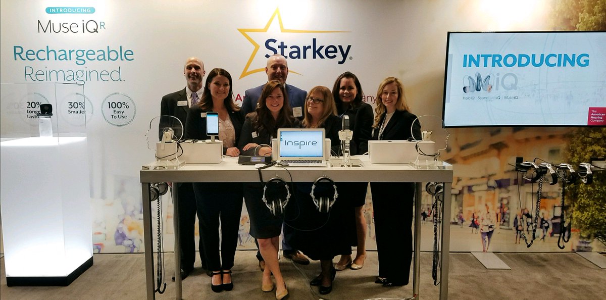 starkeyhearing's tweet photo. Good morning from #Atlanta! Our #StarkeyStrong team is at the @SheratonAtlanta talking about our new iQ #hearing #technologies! #JDVAC https://t.co/3pXfwOgDNC