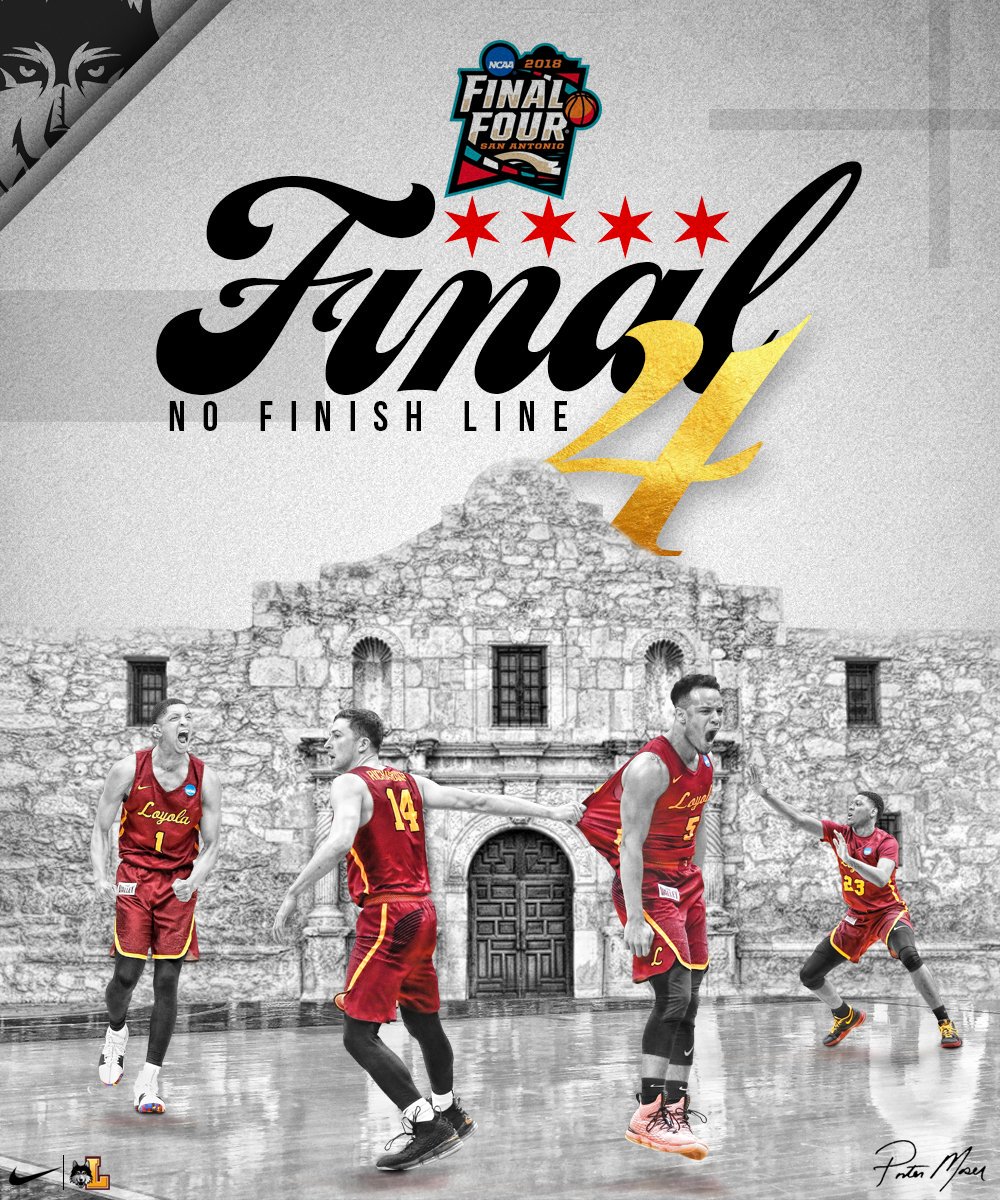 lucfye's tweet photo. #OnwardLU #FinalFour #MarchMadness @LoyolaChicago https://t.co/qg0VebD7Ds