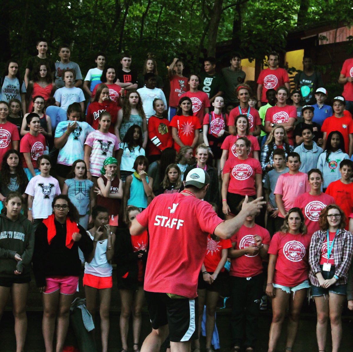 MichiganYcamps's tweet photo. Happy Monday! It’s Songs &amp; Campfires week on Michigan YMCA Camping social media! A center part of the summer camp experience! This is a repeat after me SONG! #miycamps https://t.co/vbVX7hKSYI