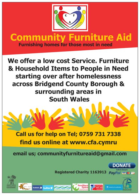 vintagevalleys's tweet photo. #CommunityFurnitureAid #charity #furishing homes for those most in need offering a service not just the basics. here to help @vintagevalleys #homelessness #hiddenpoverty #couchsurfing #bridgend #SouthWales https://t.co/WINlIOxWiX