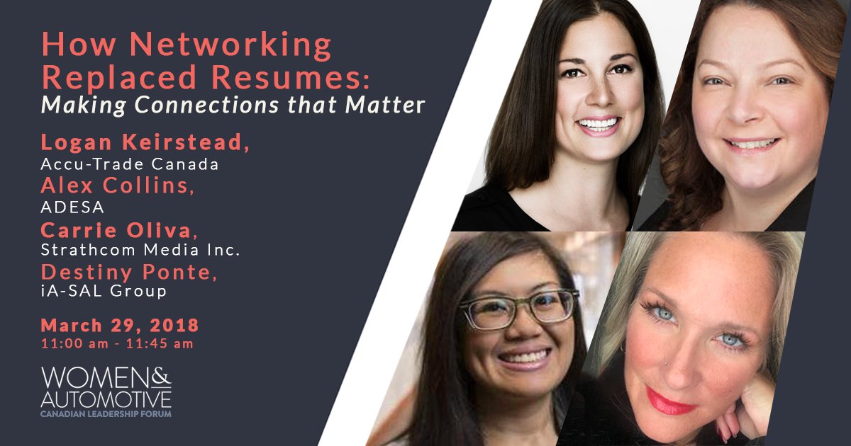 accu_trade's tweet photo. Mark your calendar for "How Networking Replaced Resumes" on March 29th at 11:15 at Women &amp; Automotive! https://t.co/gBcAJxCAED #AutoWomenLead #womenandautomotive https://t.co/ryWHF4o9wO