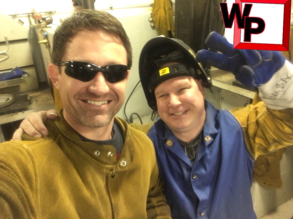 🔥#PersonalizedLearning at over 7,000 degrees Celsius🔥😳 So much fun this morning working w John Bombac on PL in his welding course @Westsidewelds #WestsidePL #20QPL #welding #plearnchat #plrnchat