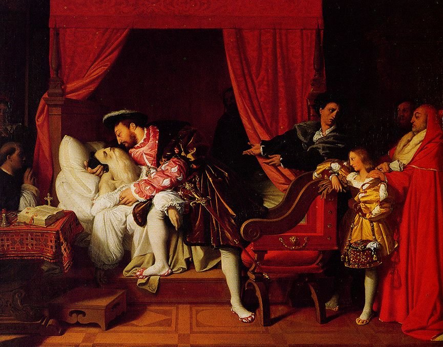 MuseumArtworks's tweet photo. "Francis receives the last breath of Leonardo da Vinci ", 1818 French painter Jean-Auguste-Dominique Ingres https://t.co/VB7XqSMdZG