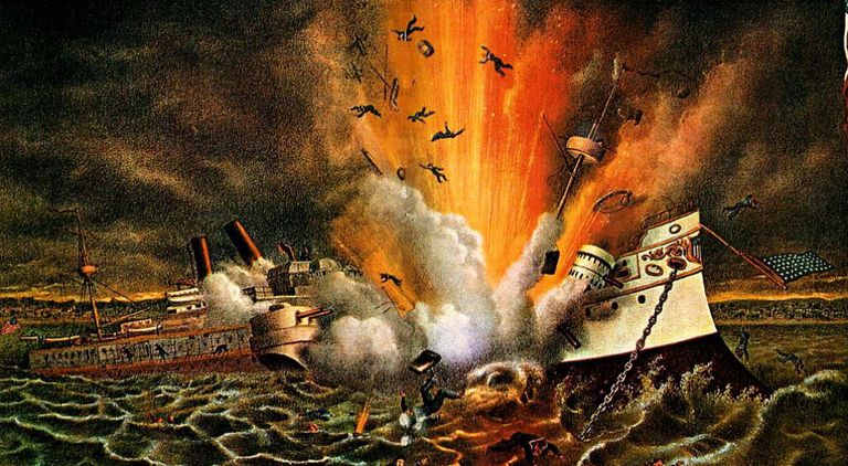BarcinasLeilani's tweet photo. @eesamhis2 "Cuba BLOWS Up!" Was the explosion of the USS Maine an accident or did they have help from their enemies, Spain? Click the link below to find out more. https://t.co/24R7v4btNH
