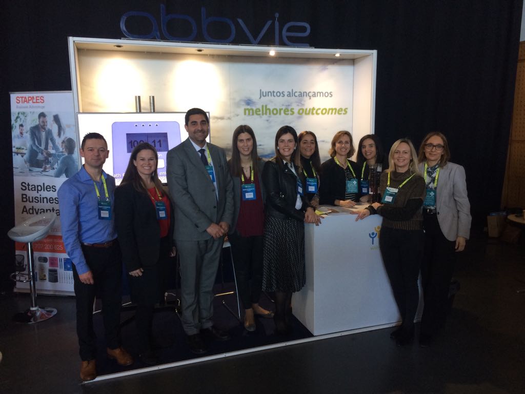 HealthBeaconInc's tweet photo. HealthBeacon was pleased to showcase our Smart Sharps Bin at the eHealth Summit in Lisbon with the @AbbVie Portugal team. https://t.co/qBYg4XsOA0