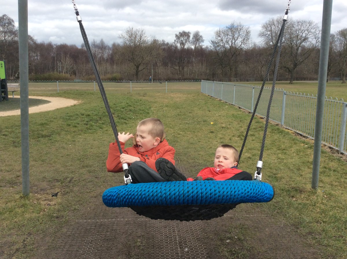 MrsChapmandps's tweet photo. Class 6 went on an Easter egg hunt with their friends from Class 10. They found lots of eggs then went to play together in the park. https://t.co/Ydi7RarOfy