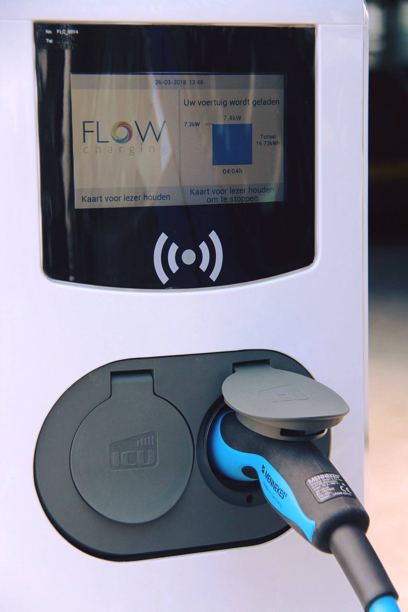 FLOWcharging's tweet photo. #workinprogress 12 stuks 7,4kW laadpunten incl. smartcharging network en uitbreidbaar tot 60 laadpunten. https://t.co/0plCB8cv9q