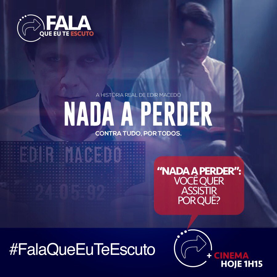 Intelfe's tweet photo. Não perca! Tudo sobre o filme #NadaAPerder no #fqteaovivo #eunãovouperder https://t.co/UbHjrrPYsi